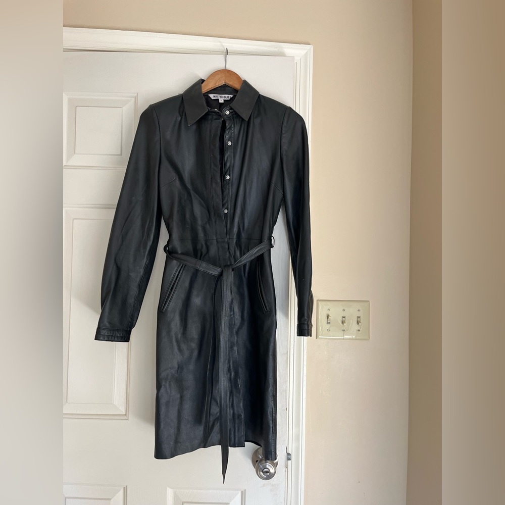 Walter Baker genuine leather dress sz S